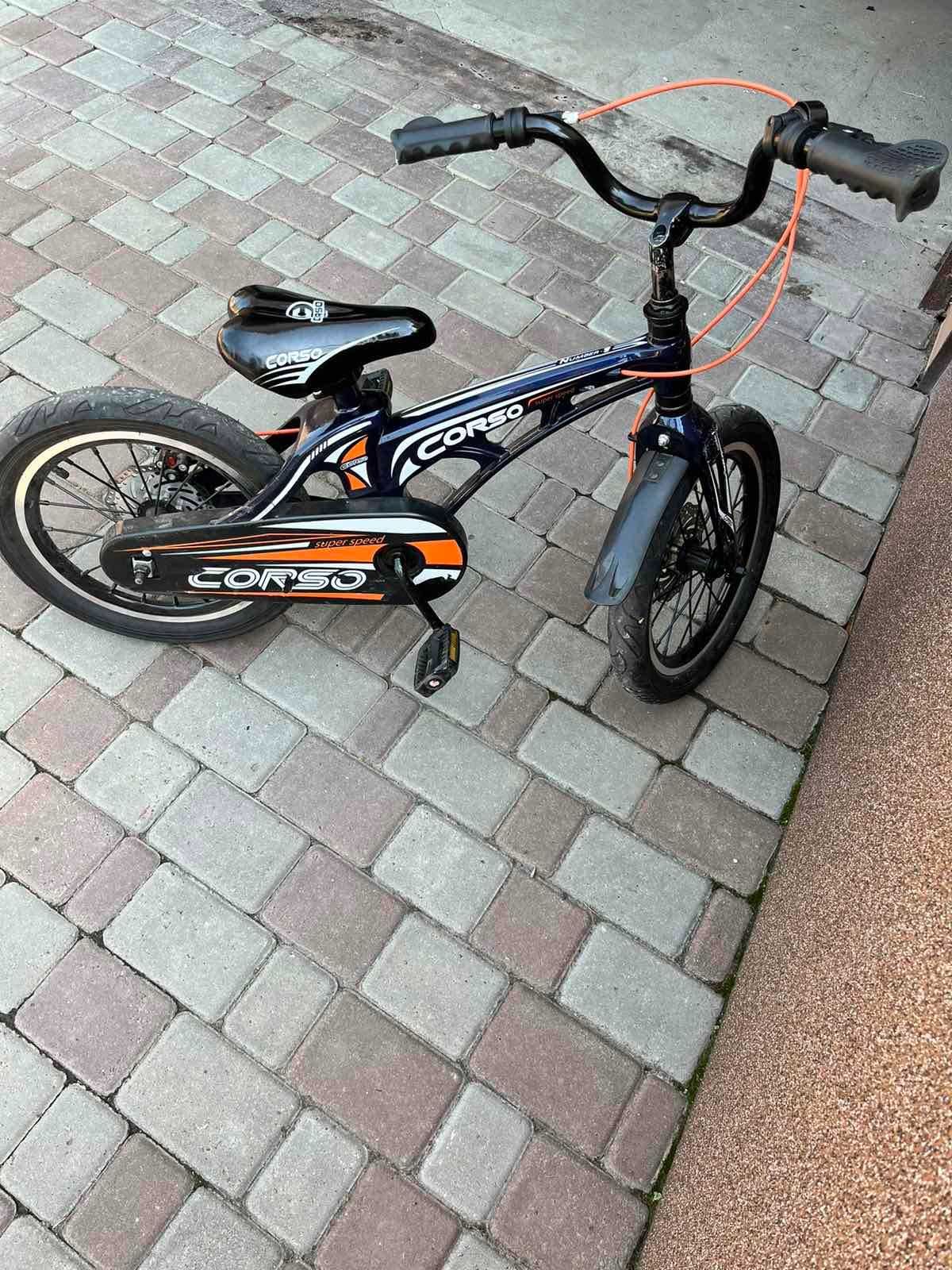 Дитячий велосипед 16 дюймів Corso Magnesium MG-16 Y 577