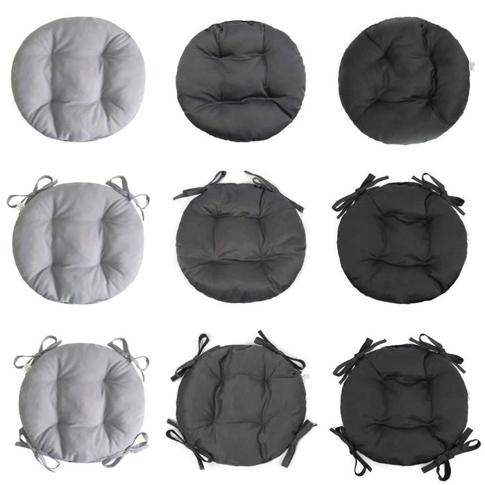 Подушки круглі на табуретки крісла стільці 30 см