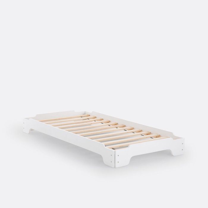 cama montessori branca com estrado ( modelo Egzigu  - la redoute)
