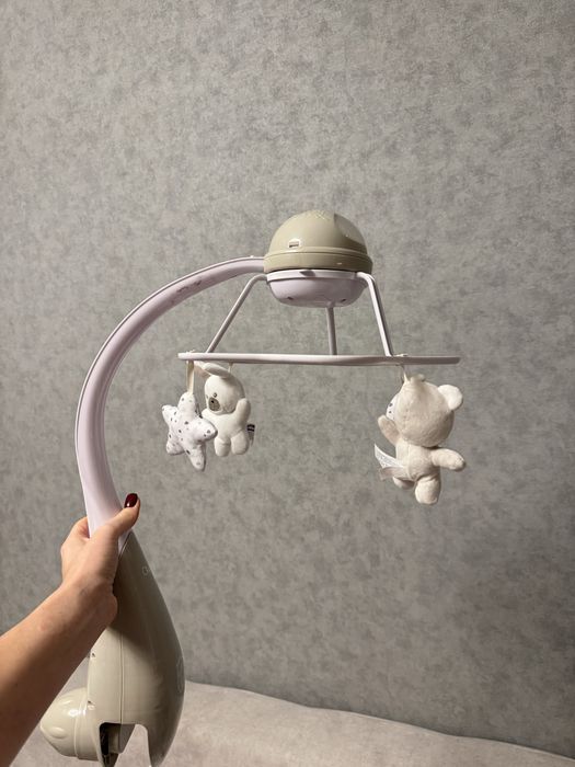 Мобіль-проектор на ліжечко 3 в 1 "Веселка"