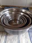Conjunto de bowls inox