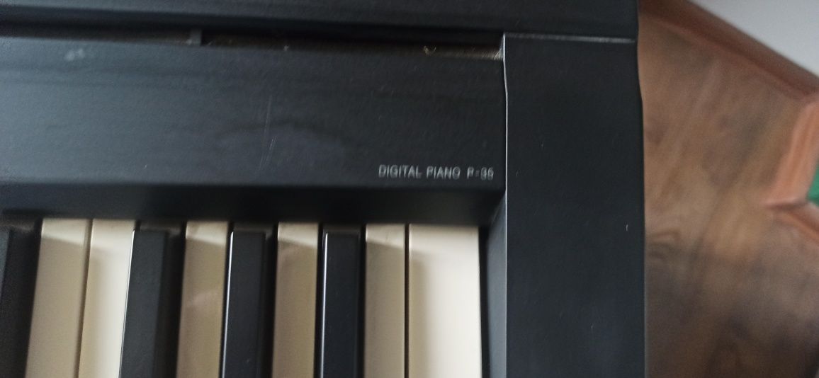 Pianino elektroniczne Yamaha p-35b PEŁNY ZESTAW