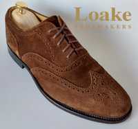 Buty wizytowe Loake Brogues L1 202 DS roz.42 skóra naturalna zamszowa