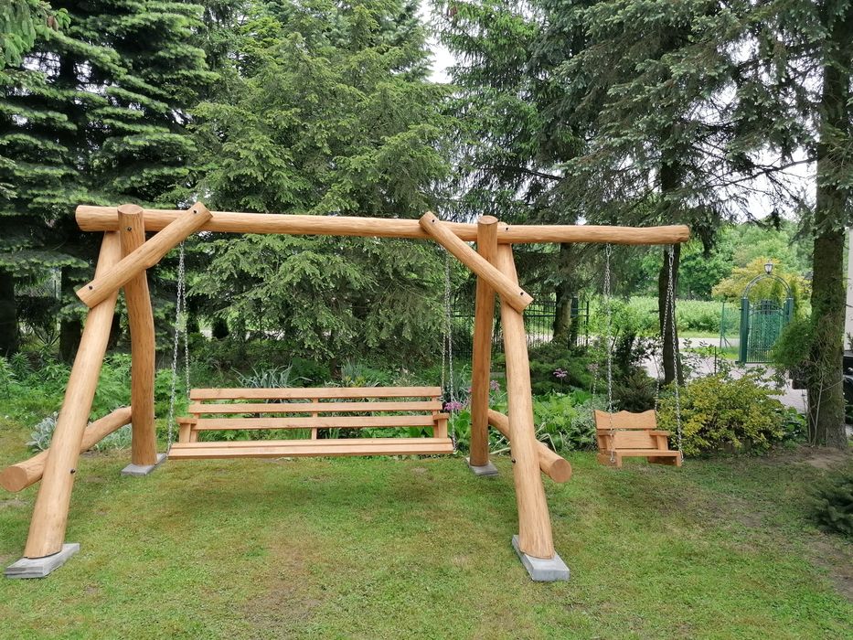 Huśtawka Dębowa ogrodowa