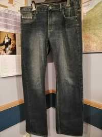 Spodnie (1) męskie jeansowe 38L ciemny granat