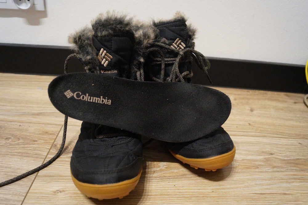 Damskie śniegowce buty zimowe Columbia rozm. 38,5