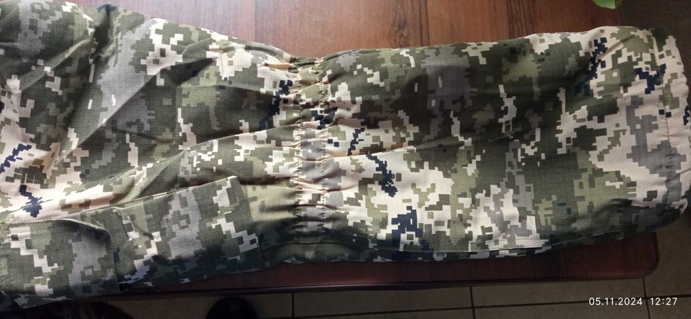 Теплі штани з підкладкою, піксель, ріп-стоп, Польща