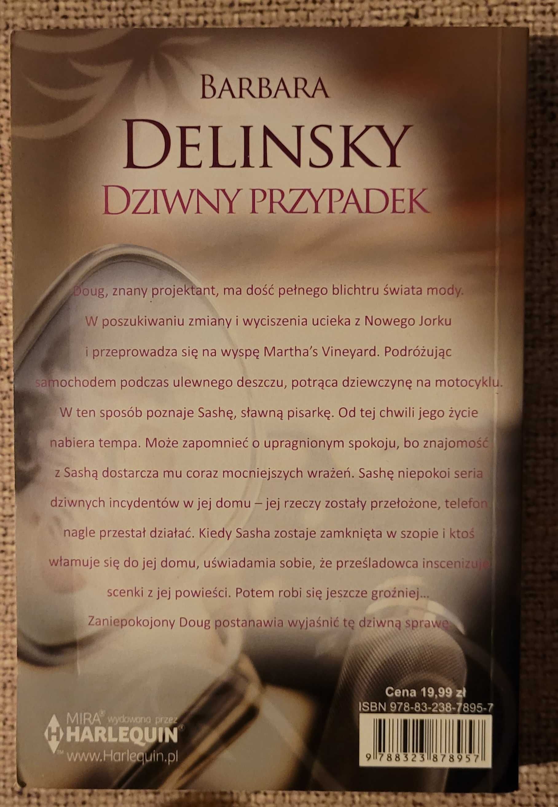 "Apetyt na mezczyzne" D.Palmer i "Dziwny przypadek" B.Delinsky 2 szt