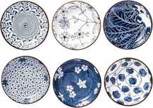 Zestaw 6 ceramicznych misek ozdobnych 85 ml Swuut, Dipówki