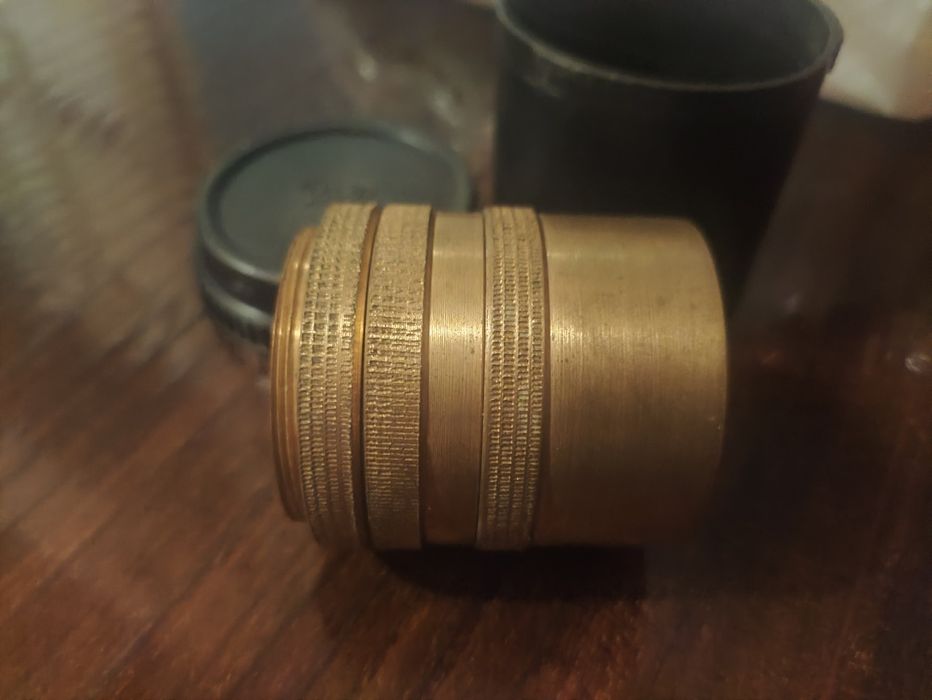 Латунная проставка для фотообъектива на фотоаппарат Зенит