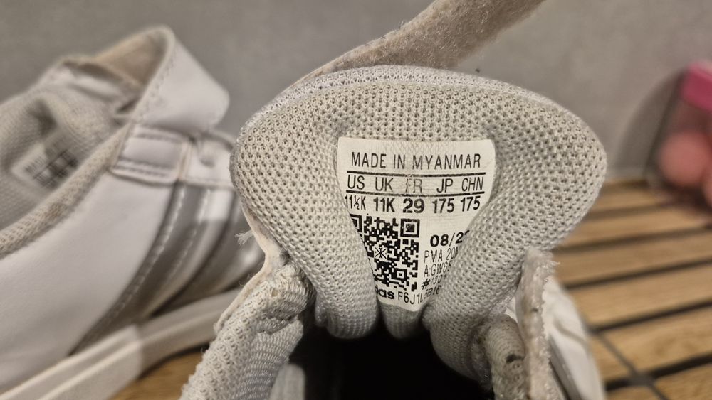 Adidas Grand Court 2.0 sneakersy białe dziecięce r. 29