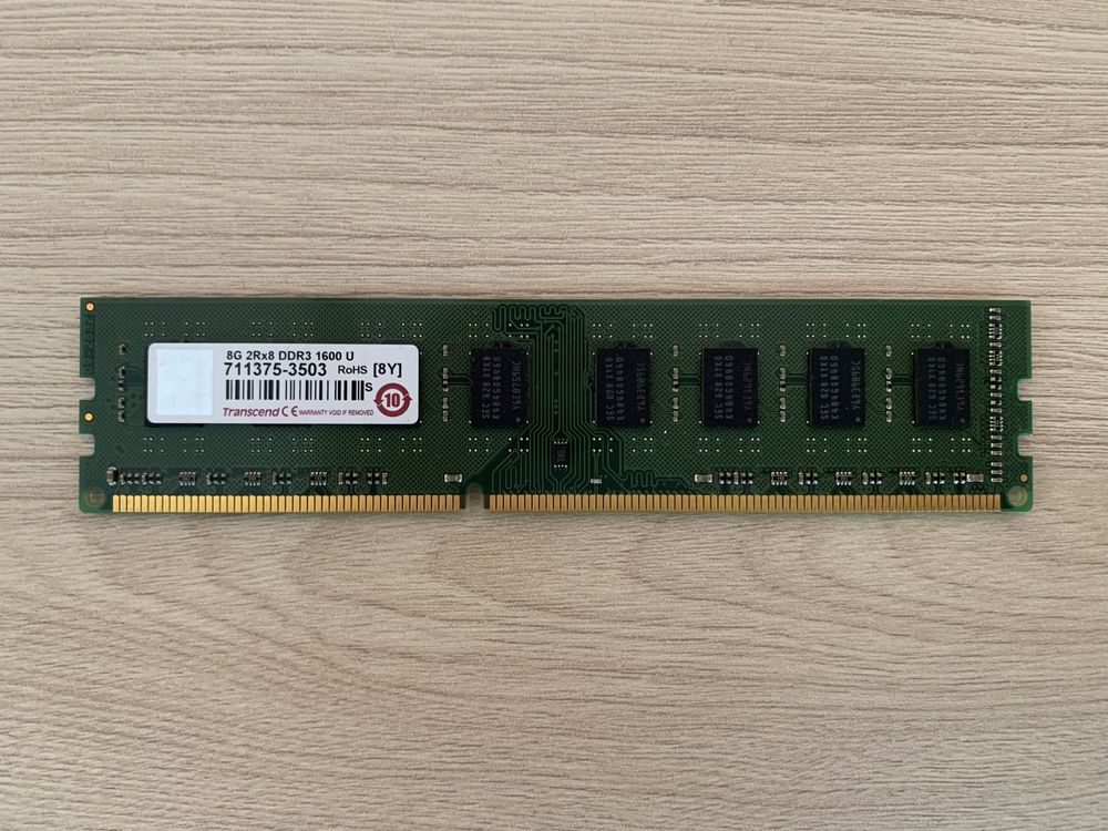 Оперативна памʼять Transcend (8G/2Rx8/DDR3/1600/U)