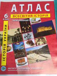 Атлас Всесвітня історія 6 клас Інститут передових технологій