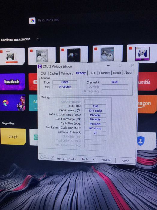 PC Gamer i5 9400f + RX 580 8GB + 16GB RAM +   + 500GB SSD