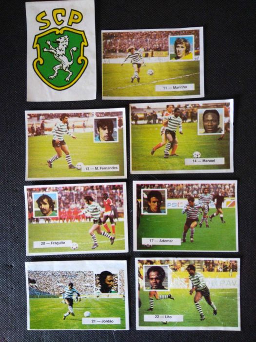 Cromos do Sporting Retirados Futebol em Movimento 1980/81