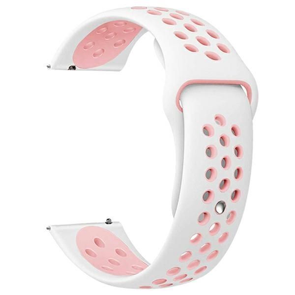 Beline Pasek Watch 20Mm Sport Silicone Biało-Różowy  White/Pink Box