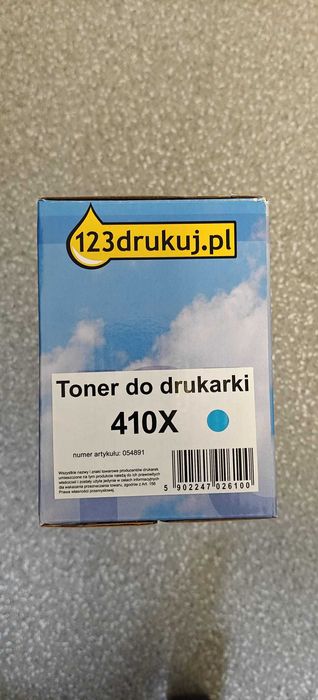 Tusz do drukarek (410 X) niebieski.