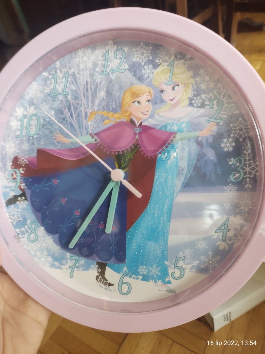 Zegar, zegarek Frozen Elsa i Anna Kraina Lodu