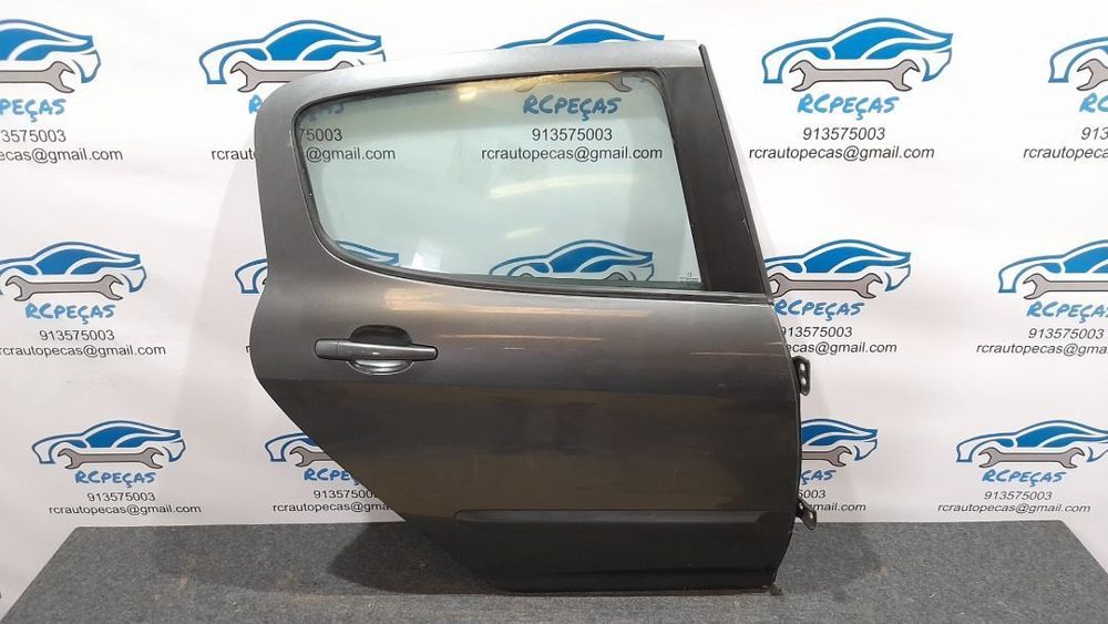 PORTA TRASEIRA TRÁS DIREITA PEUGEOT 308 MK1 FASE I 1 FECHO ELEVADOR MOTOR PUXADOR VIDRO