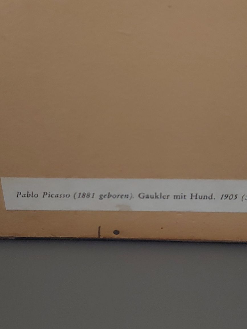 Pablo Picasso  -Żongler z psem z 1905 - Reproduction