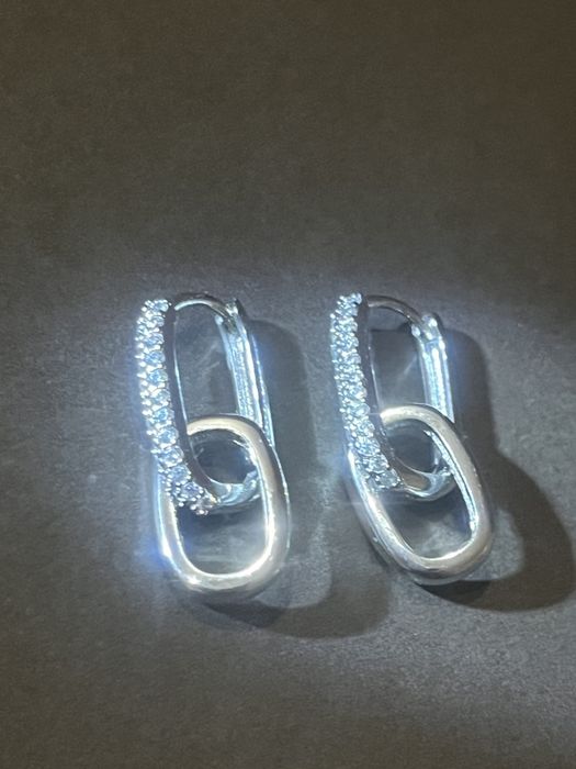 Сережки срібло 925s срібні серьги серебро серебряные з цирконами