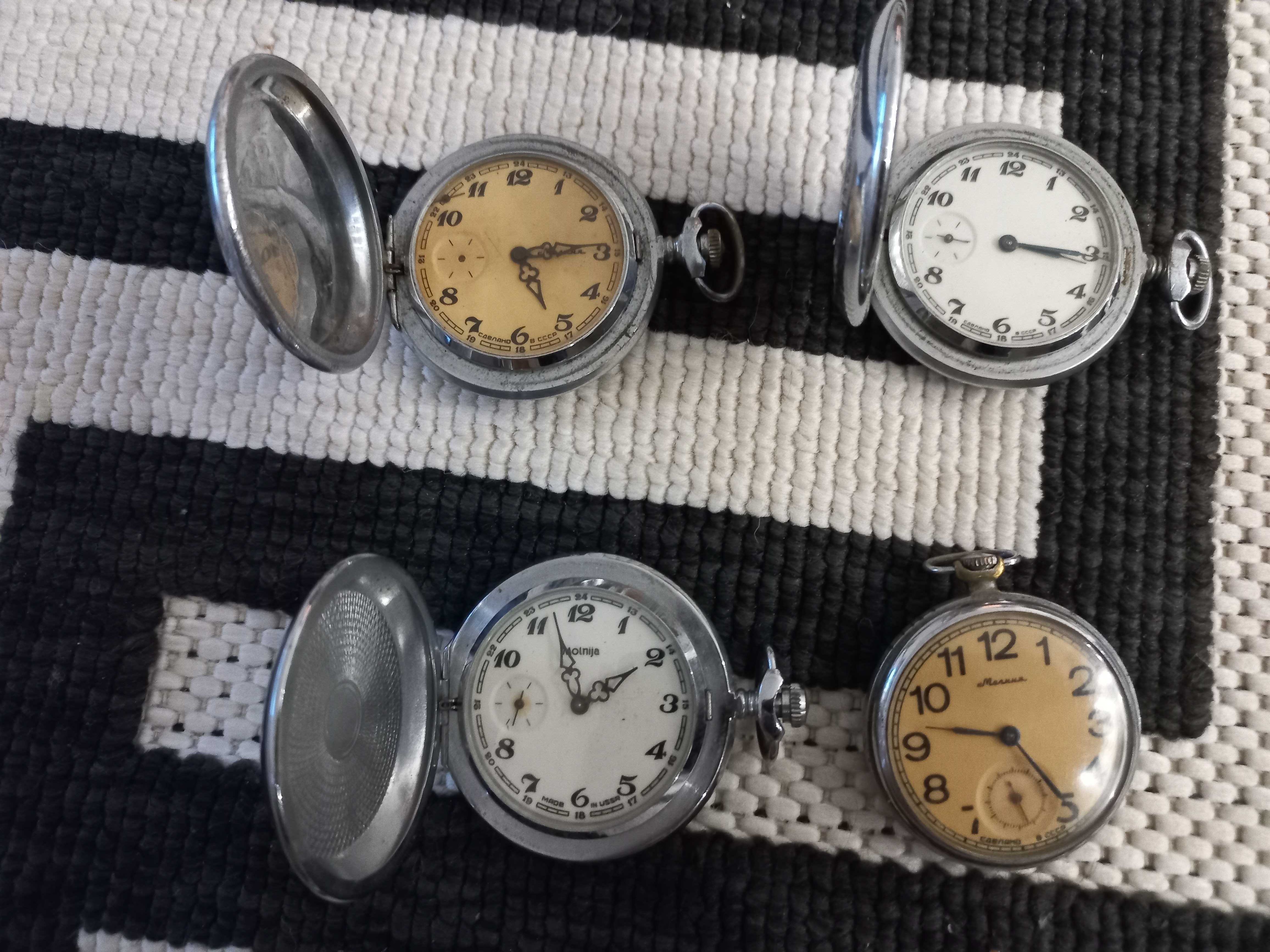 Relógios de bolso Molnija