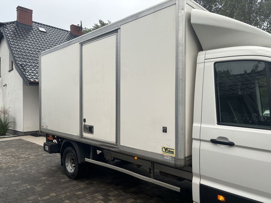 Zabudowa kontener z windą dhollandia crafter sprinter man tge