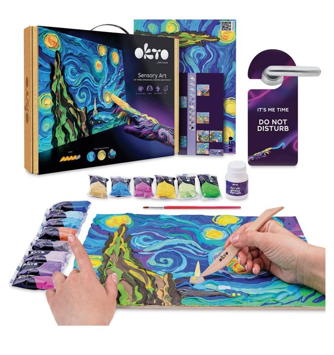 Набор для творчества Okto Звёздная ночь 30*40 см