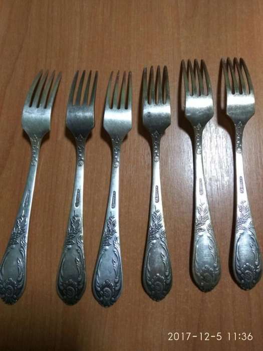 Вилка столовая мельхиоровая