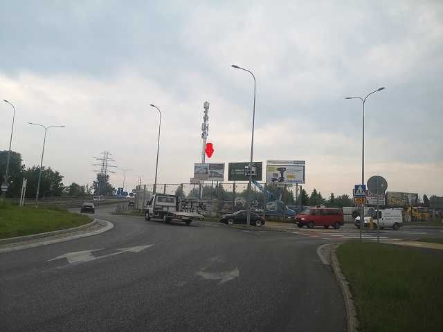 Rondo Atrakcyjna Tablica reklamowa, baner Grudziadz McDonald's i lidl