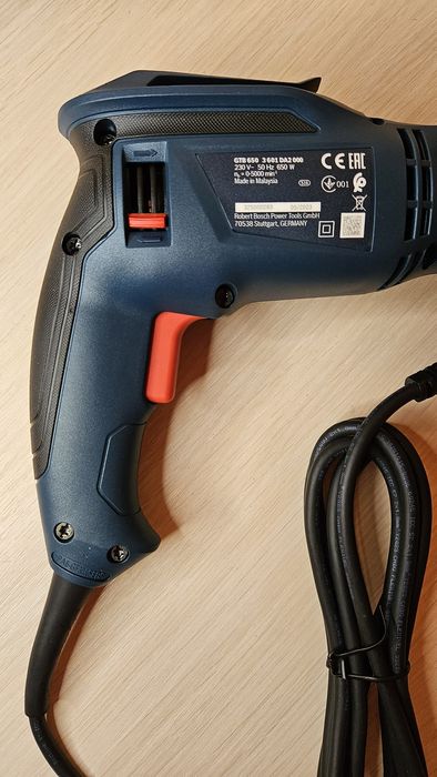 Шуруповерт для гіпсокартону Bosch Professional GTB 650. Дрель.