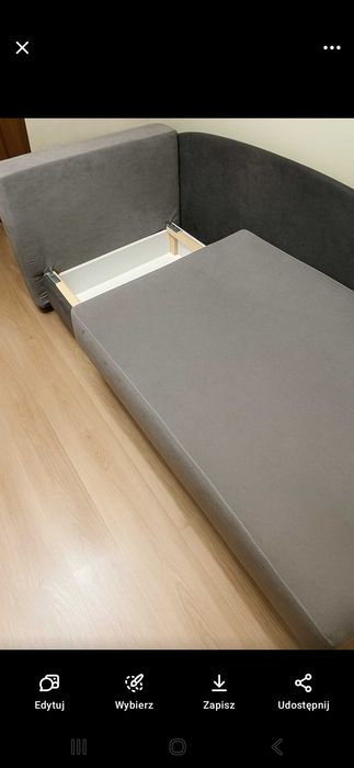 Tapczan jednoosobowy z funkcją spania 2 sztuki