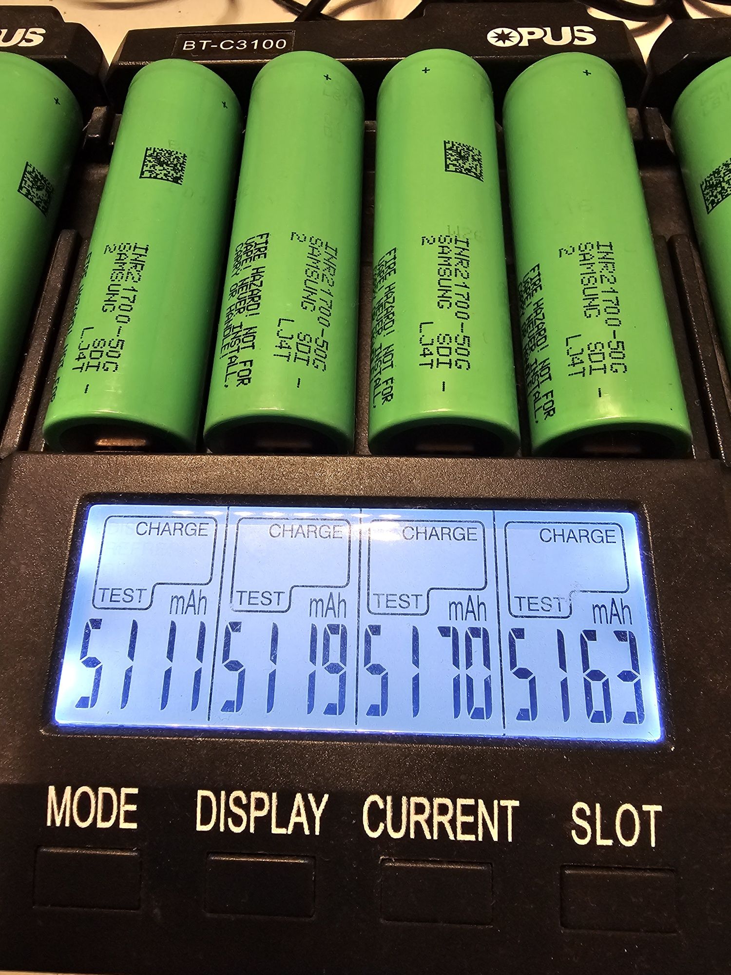 Аккумулятор INR21700 Samsung 50G 5000mAh 9.7A