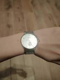Zegarek szwajcarski Adriatica unisex srebrny, garniturowy, ślubny