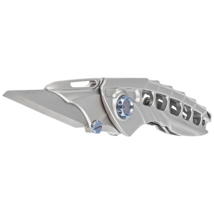 Nóż składany RikeKnife Alien 1 Gray Titanium, Satin M390 (RK-ALIEN1-P)