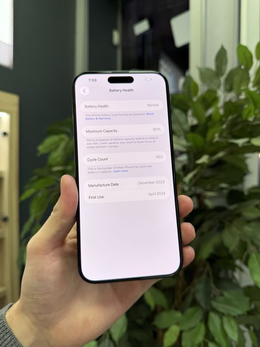 iPhone 15 Pro Max 256GB Blue Titanium