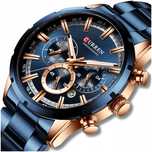 Zegarek Męski Curren Klasyczny Elegancki Chronograf Datownik 5 Kolorów