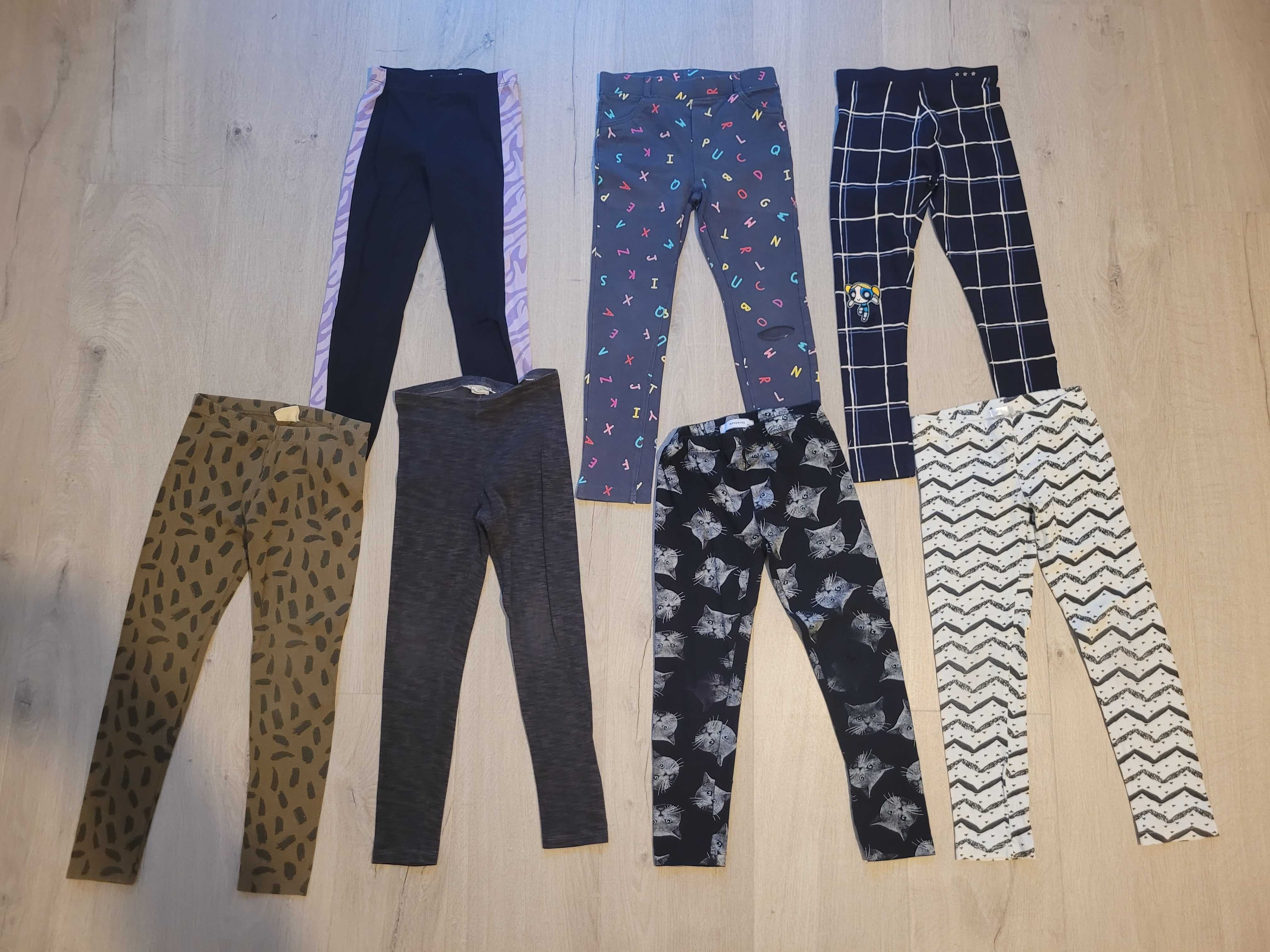 Zara Reserved  smyk h&m spodnie legginsy tregginsy 7szt 116/122
