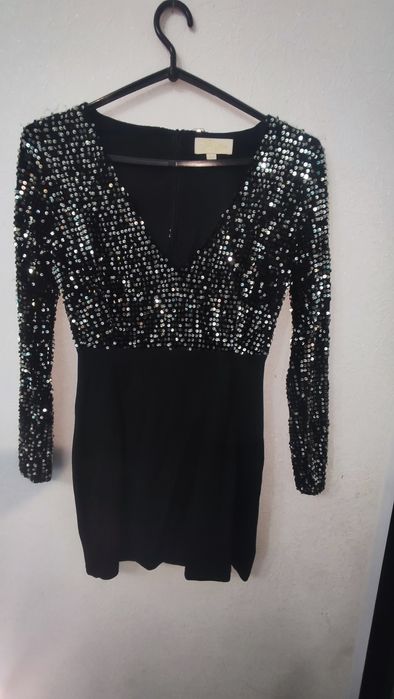 Жіноче плаття золоті паєтки