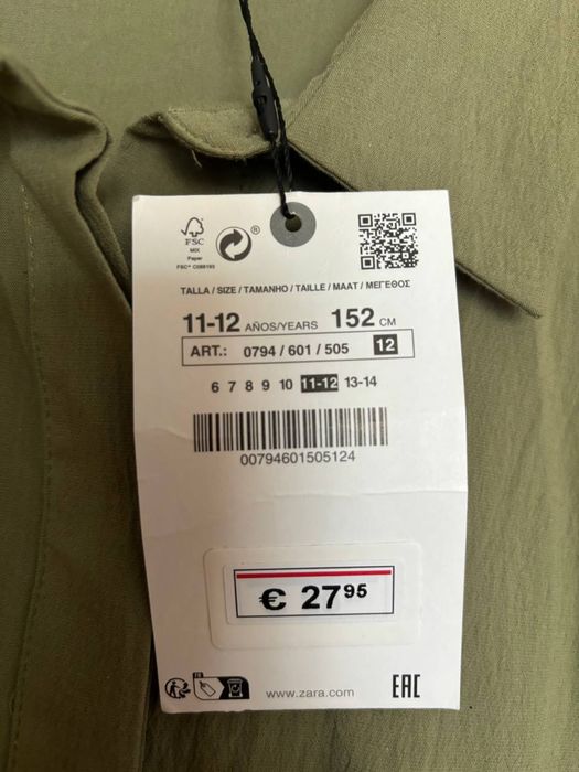 Платья Zara детские