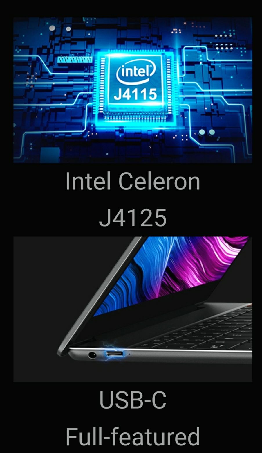 2k  Ноутбук 14" Chuwi GemiBook Pro J4125 - 8GB / 256GB