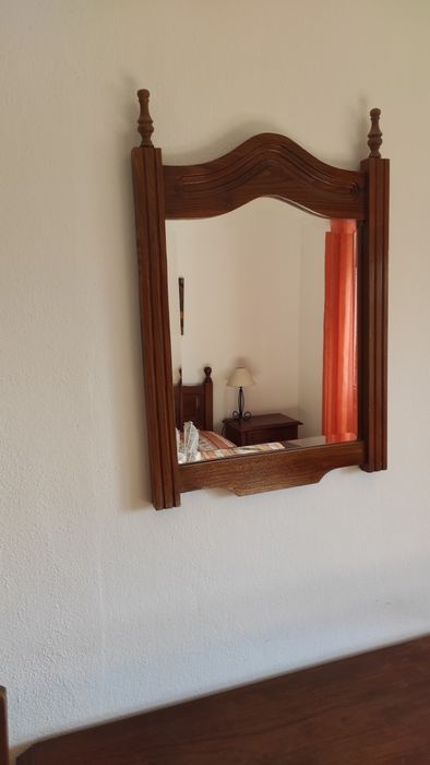 Espelhos de quarto em madeira maciça