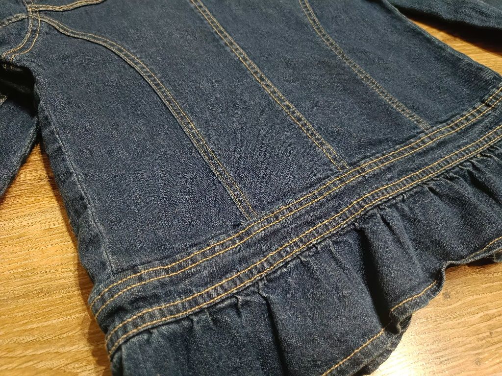 JASPER CONRAN JEANS kurtka dżinsowa granatowa  13 L 152/158