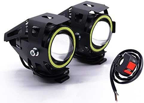 Halogeny motocyklowe RING LED lampy reflektory U7