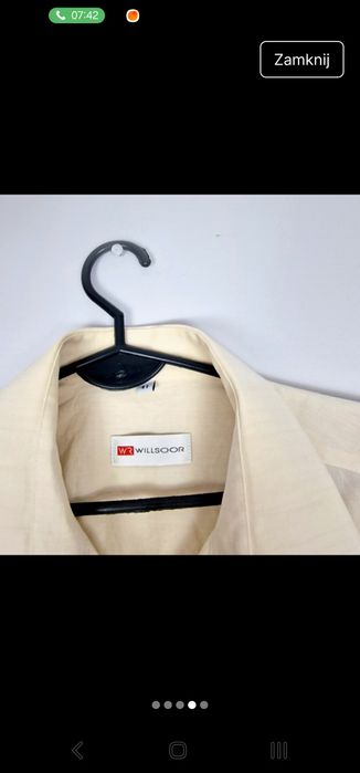 Świetna 100% bawełna koszula na krótki rękaw na lato męska na wiosnę