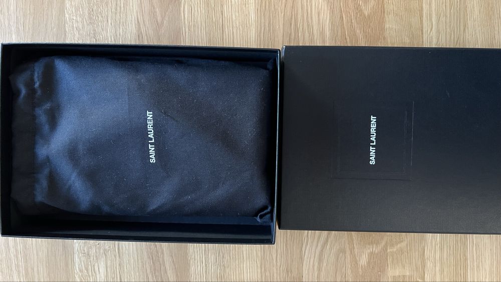 YSL Saint Laurent Nowa Torebka Czarna