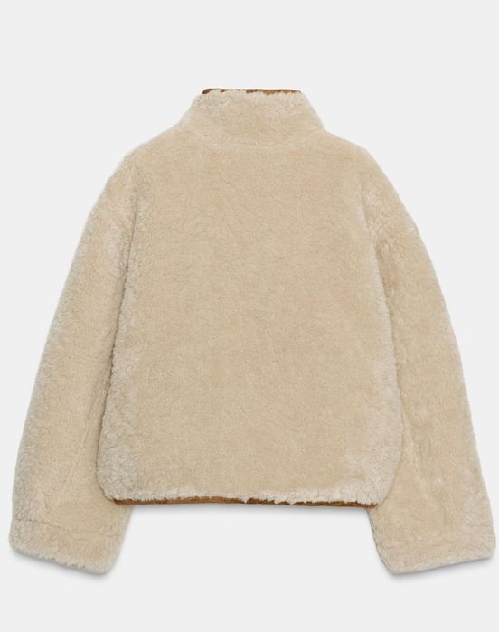 Zara трендова двостороння дублянка , нова колекція