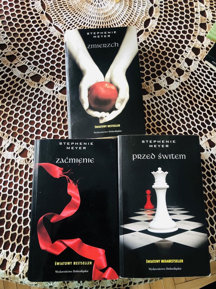 Saga „Zmierzch” Twilight 3 tomy - Stephenie Meyer
