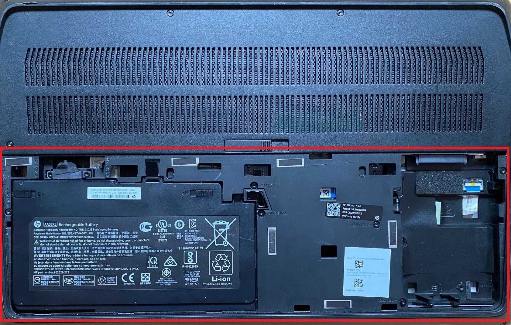HP Zbook 17 G4 17" Xeon E3-1535M V6 32Gb SSD256Gb Quadro P4000 8Gb IPS