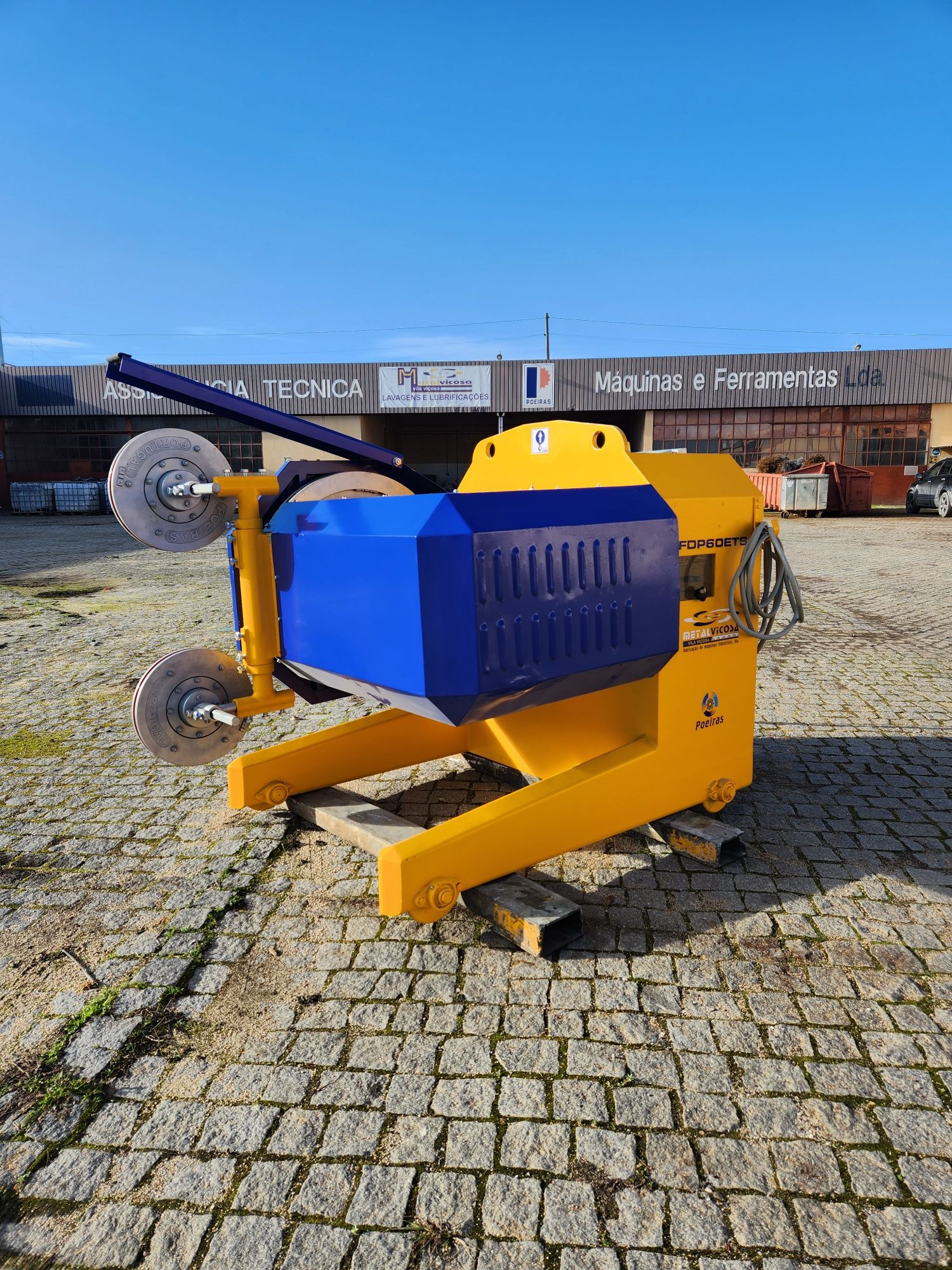 Máquina de corte por fio diamantado de 60hp